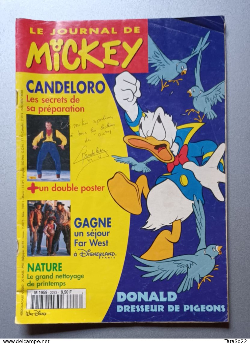 Le Journal De Mickey - N° 2283 Du 20 Mars 1996 - Donald Dresseur De Pigeons - Otros & Sin Clasificación