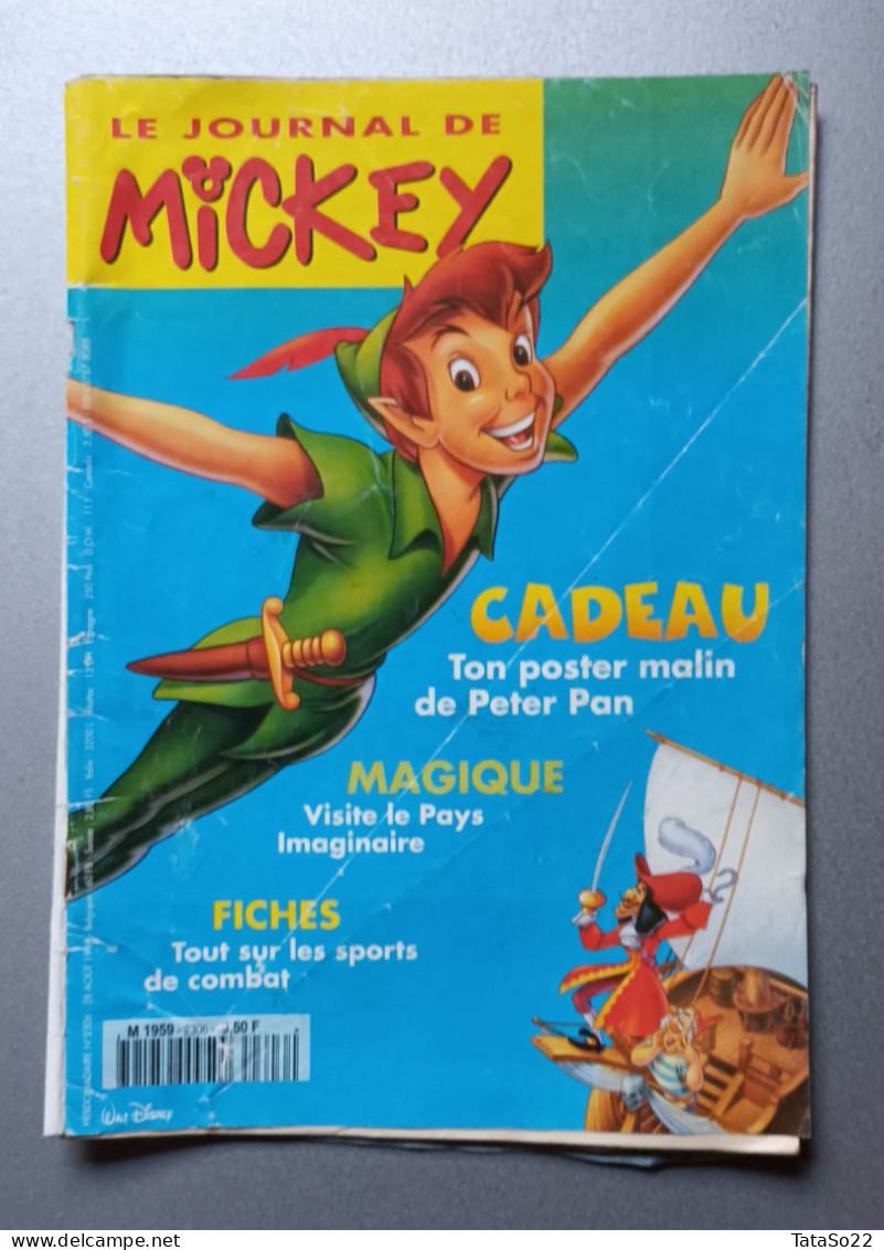 Le Journal De Mickey - N° 2306 Du 28 Août 1996 - Peter Pan - Autres & Non Classés