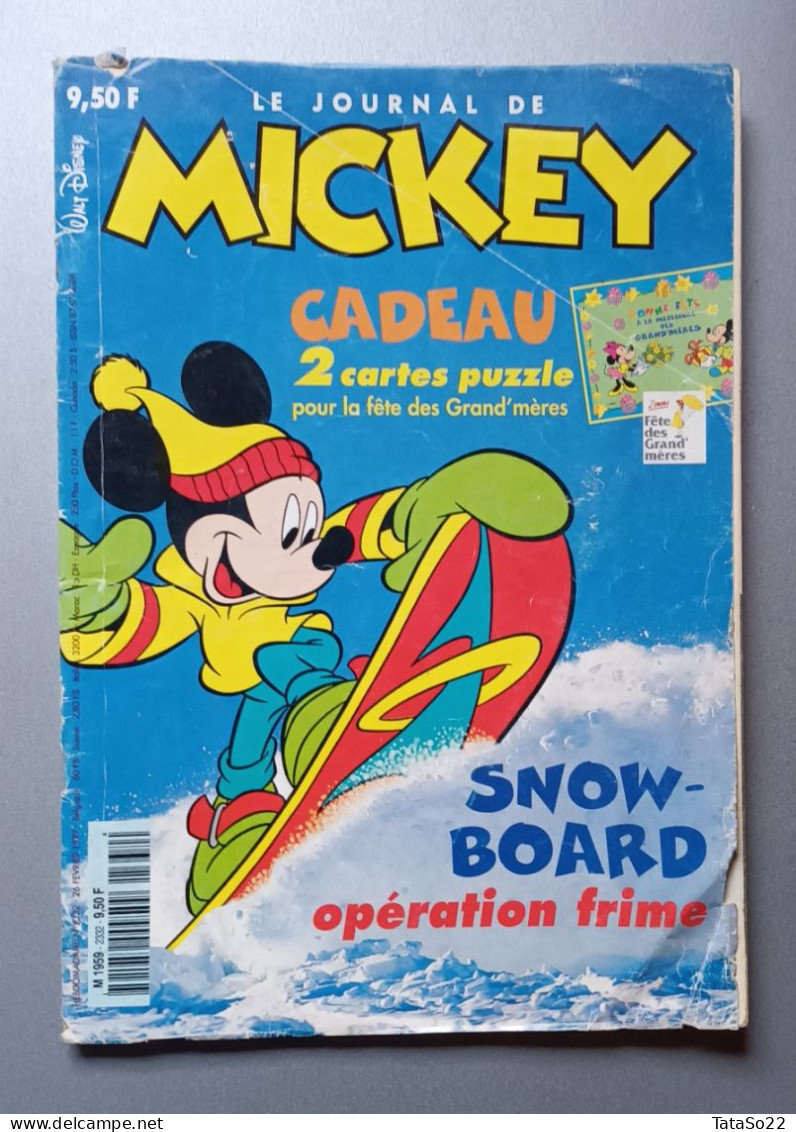 Le Journal De Mickey - N° 2332 Du 25 Février 1997 - Snow-board Opération Frime - Otros & Sin Clasificación