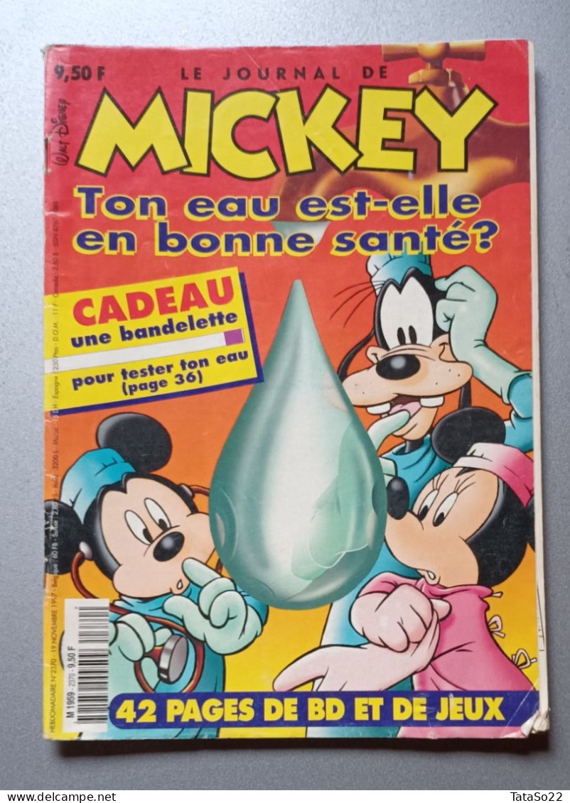 Le Journal De Mickey - N° 2370 Du 19 Novembre 1997 - Ton Eau Est-elle En Bonne Santé - Otros & Sin Clasificación