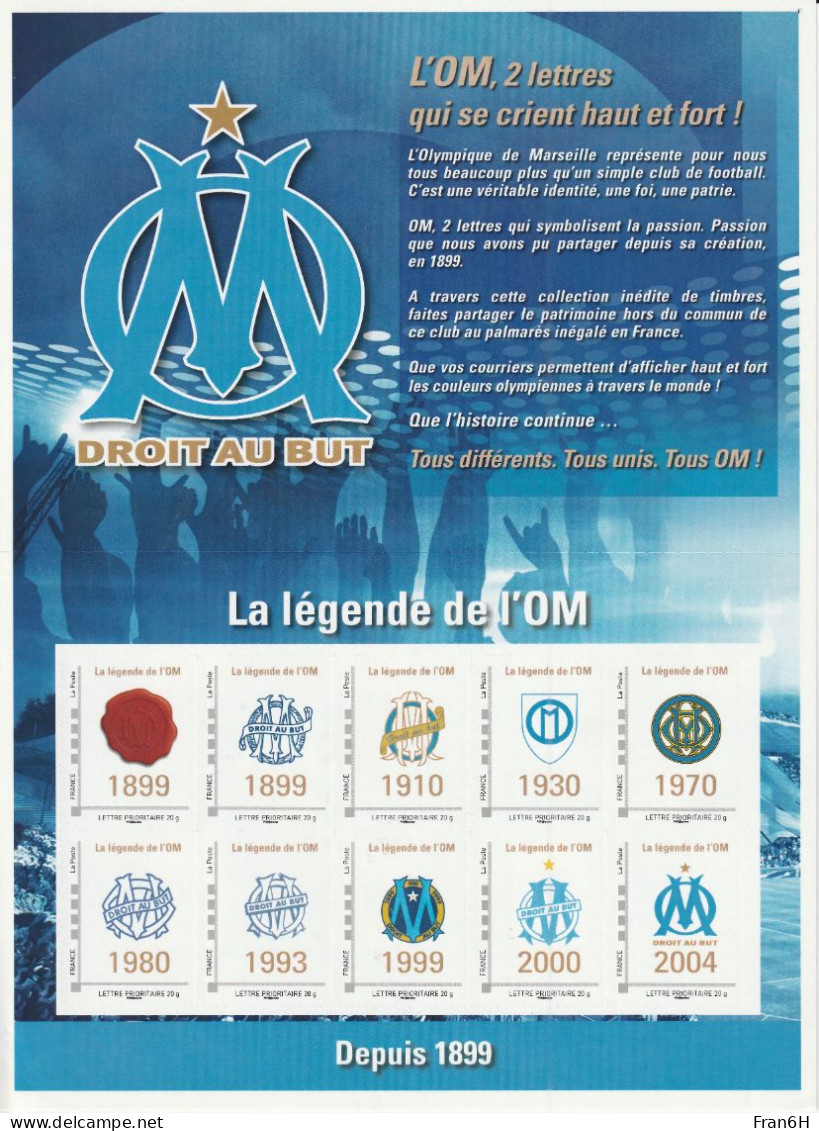 Légende De L'OM Marseille - Neuf - Collector - Autoadhesif - Autocollant - - Collectors