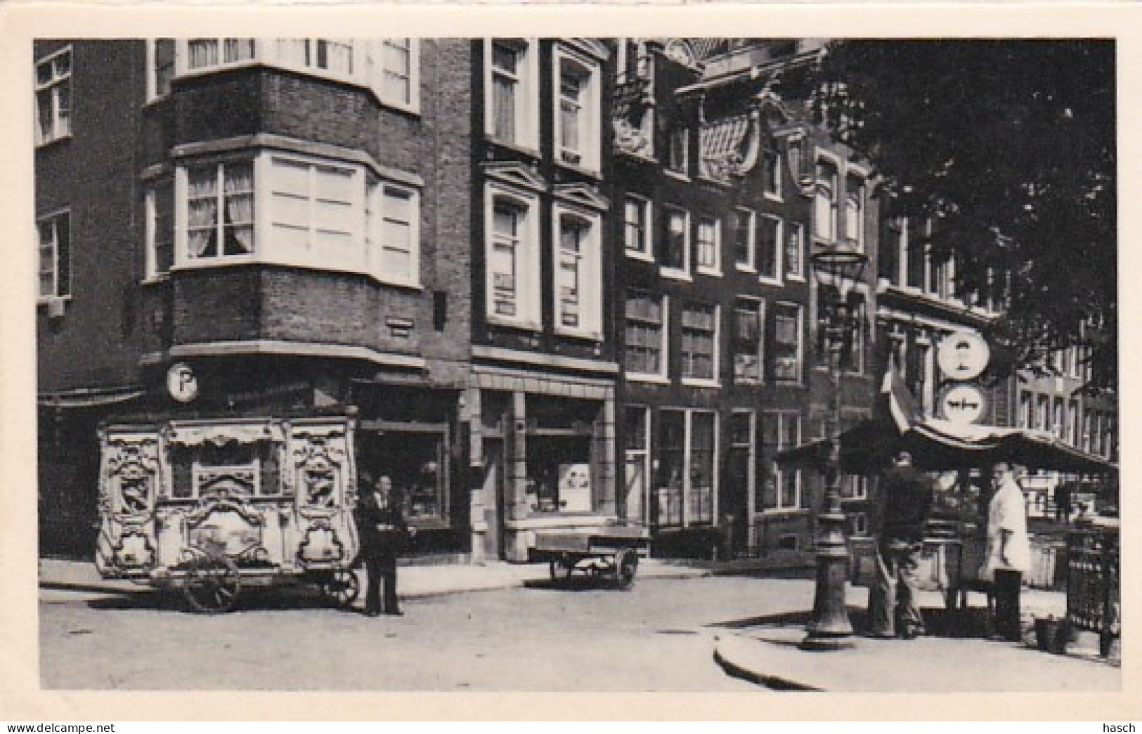 48199Amsterdam, Brug Heerengracht Met Draaiorgel En Haringkraam.(zie Randen) - Amsterdam