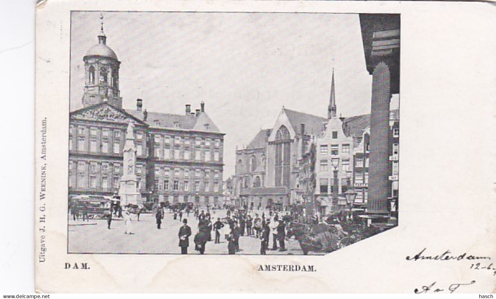 481956Amsterdam, Dam. 1904. (zie Hoeken En Kanten) - Amsterdam