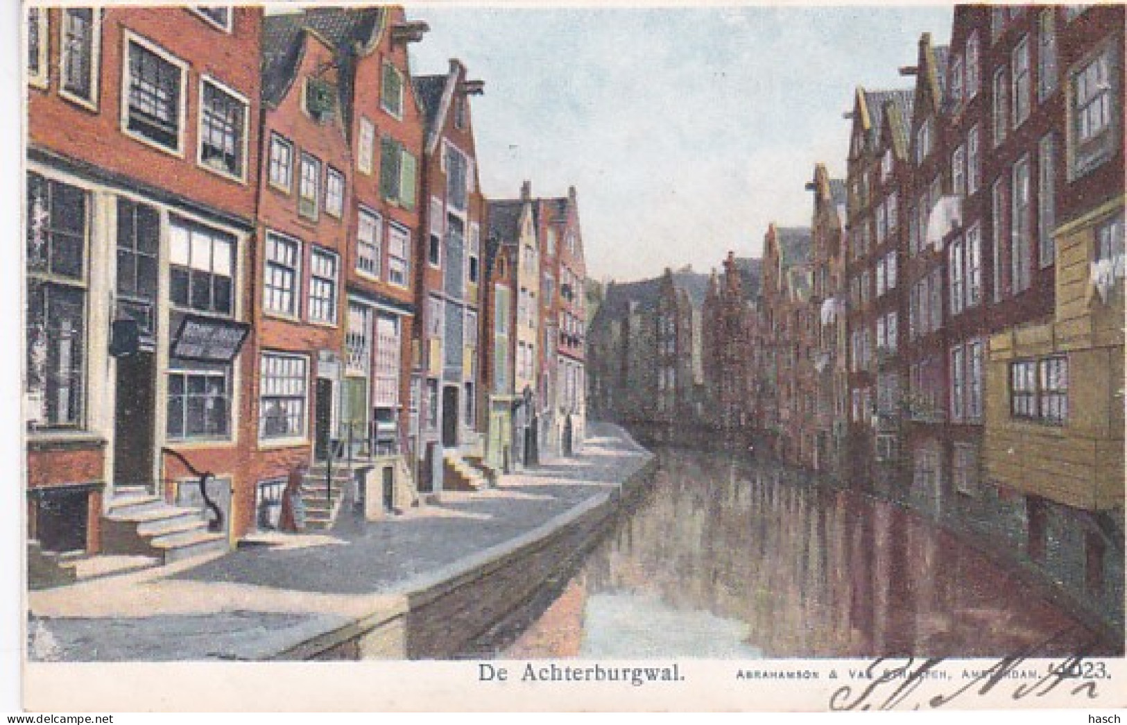481962Amsterdam, De Achterburgwal. (rechtsboven Een Kleine Vouw) - Amsterdam