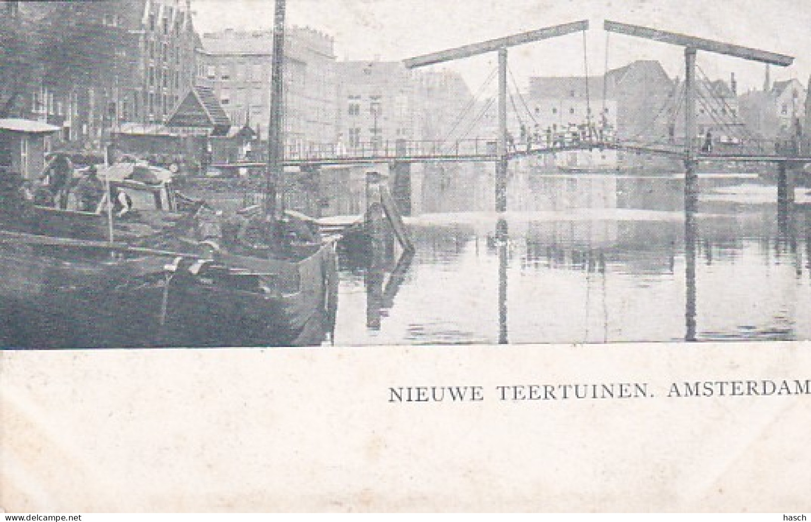 481966Amsterdam, Nieuwe Teertuinen Rond 1900.(linksonder Een Minuscuul Vouwtje) - Amsterdam