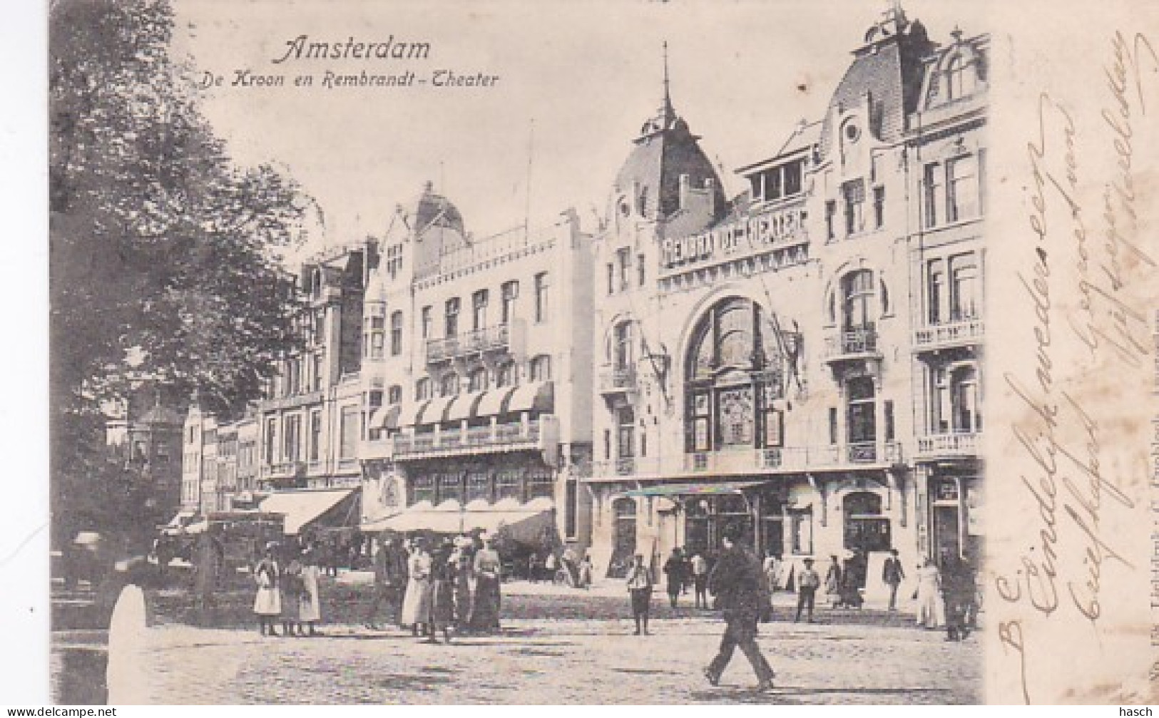 481997Amsterdam, De Kroon En Rembrandt Theater. 1903. - Amsterdam
