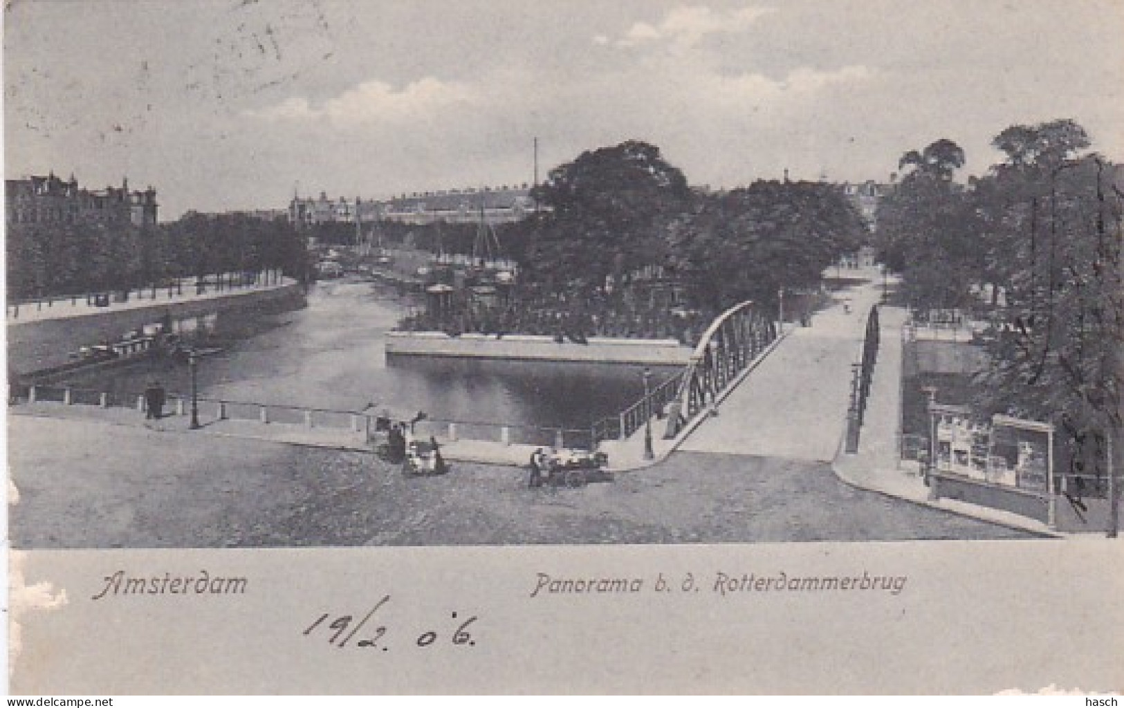 4819107Amsterdam, Panorama B. D. Rotterdammerbrug 1906.(zie Links En Rechtsonder) - Amsterdam