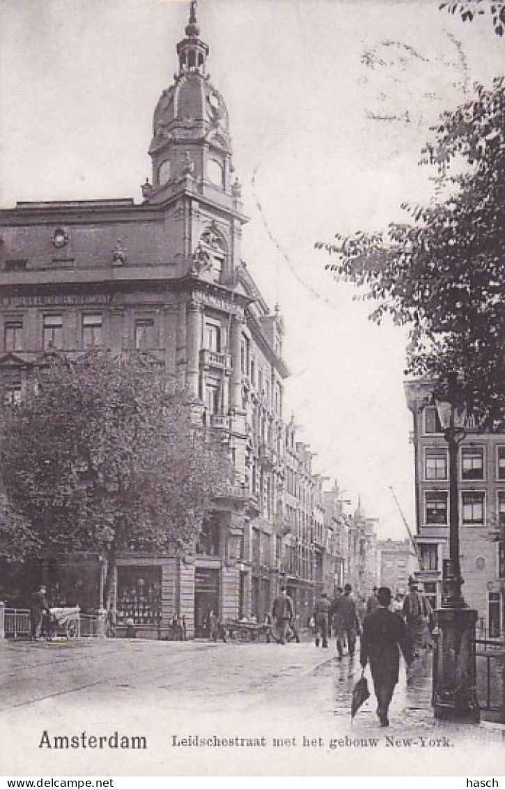 4819115Amsterdam, Leidschestraat Met Het Gebouw New York. (poststempel 1902 - Amsterdam