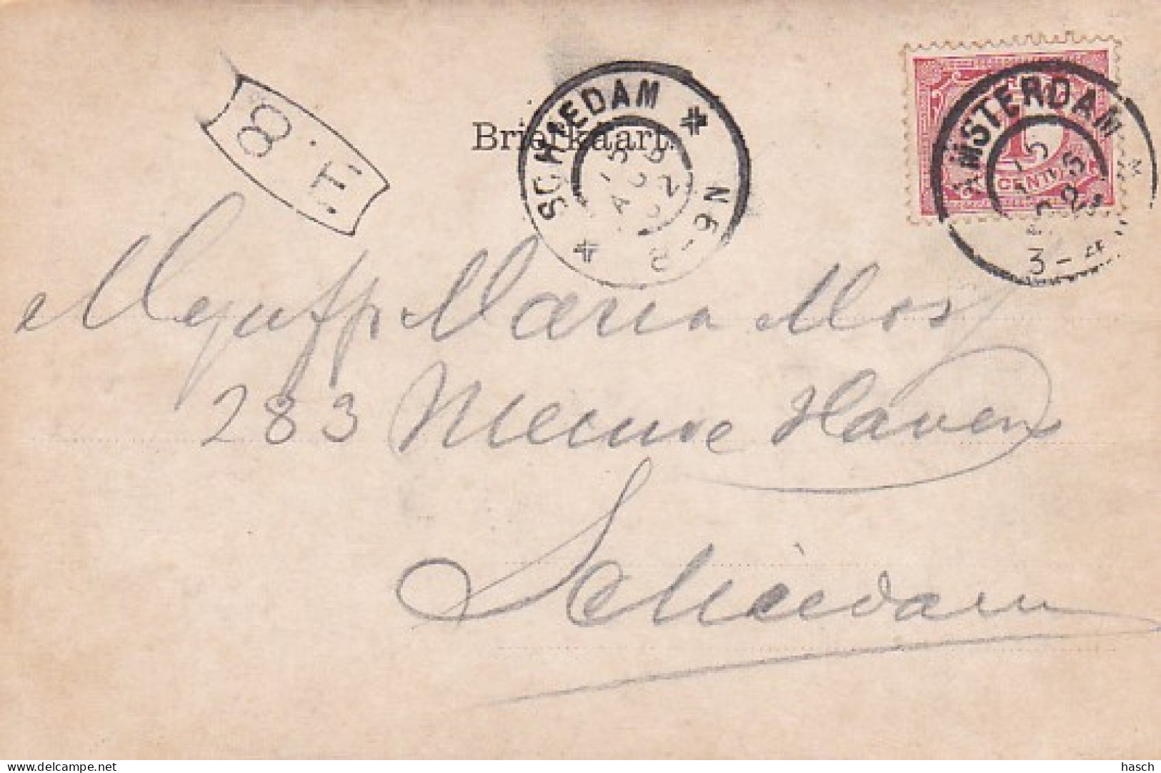 4819115Amsterdam, Leidschestraat Met Het Gebouw New York. (poststempel 1902 - Amsterdam