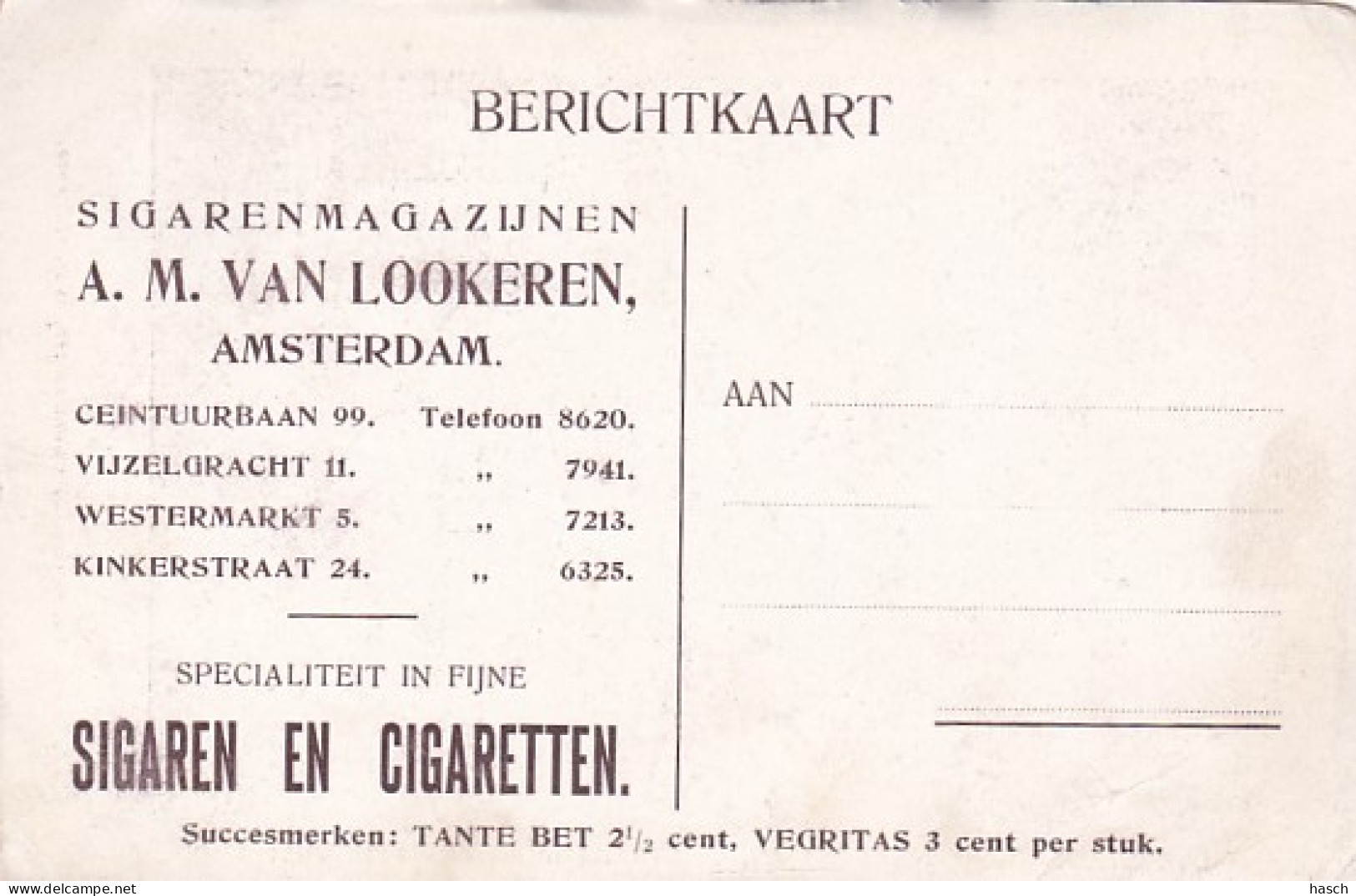 4819118Amsterdam, Overstroming Ceintuurbaan, Maandag 18 Juli 1910.(zie Reclame Achterkant)(hoeken En Randen) - Amsterdam