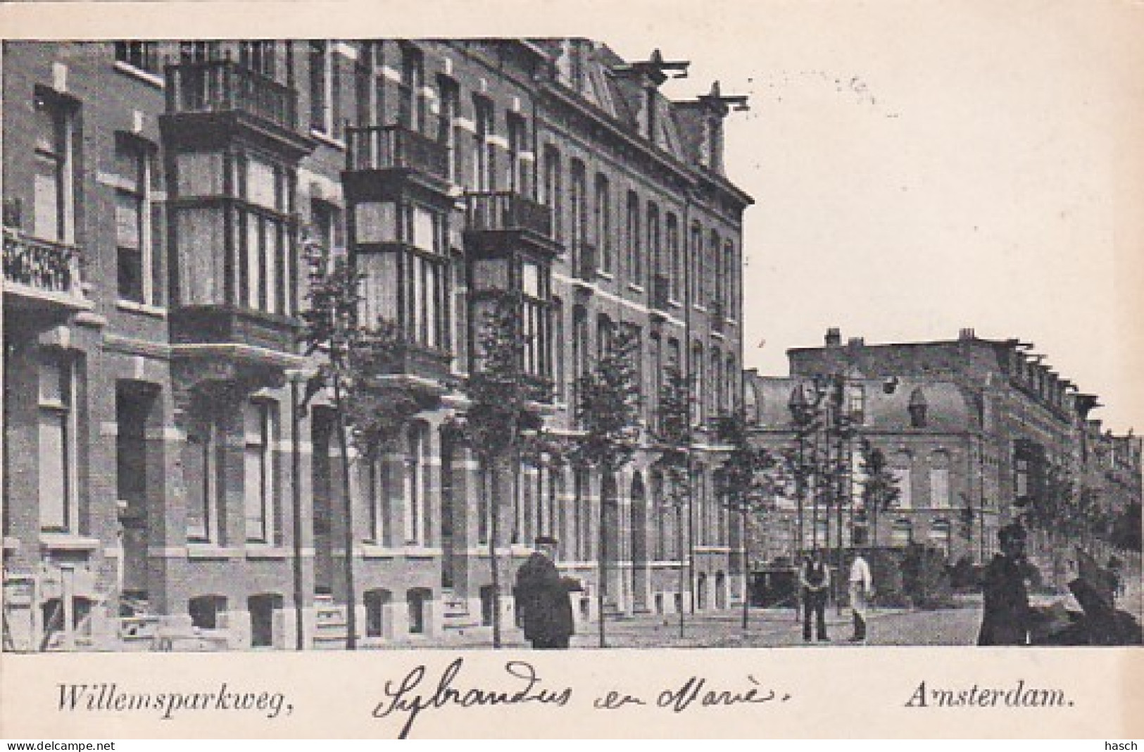 4819119Amsterdam, Willemsparkweg. (poststempel 1902) - Amsterdam