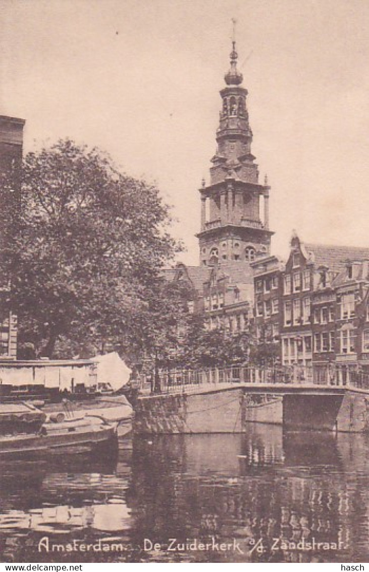 4819123Amsterdam, De Zuiderkerk A/d Zandstraat. (zie Achterkant) - Amsterdam