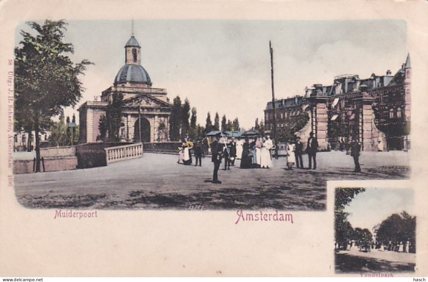 4819135Amsterdam, Muiderpoort – Vondelpark Rond 1900.(kaart Uit Album) - Amsterdam