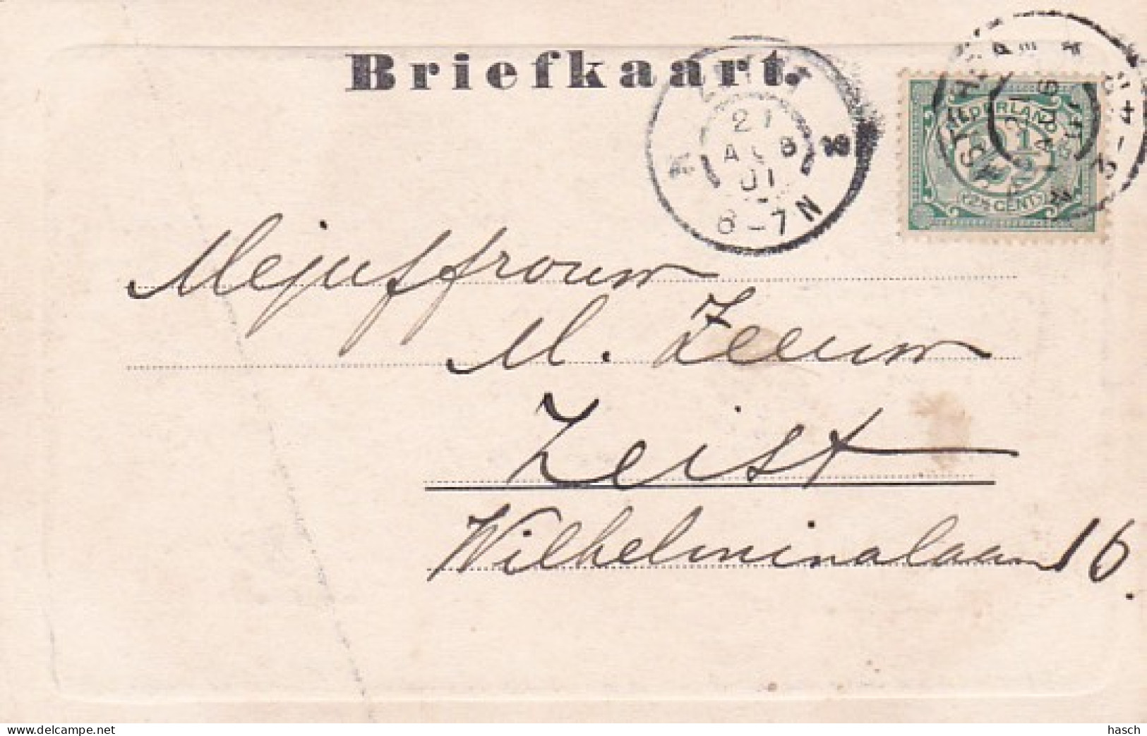 4819140Amsterdam, Torensluis. (poststempel 1901) - Amsterdam