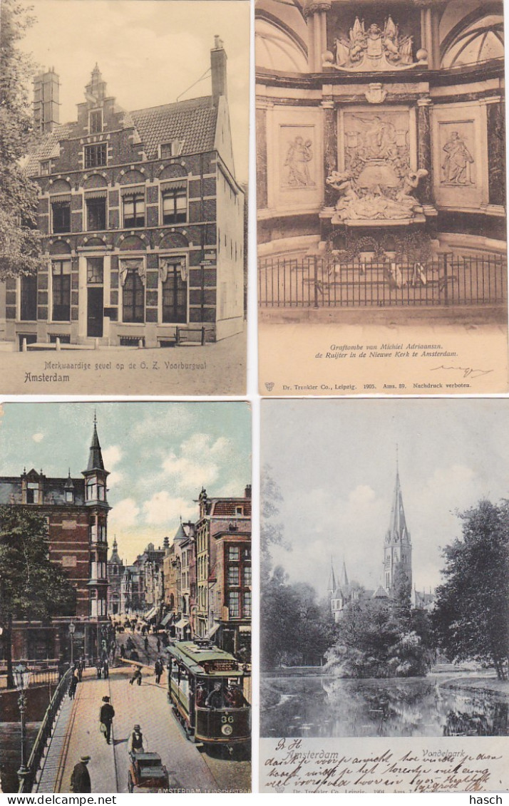 4819      177         Amsterdam, Leidschestraat 1907, - Vondelpark. – Gevel O. Z. Voorburgwal. – Graftombe Michiel A - Amsterdam