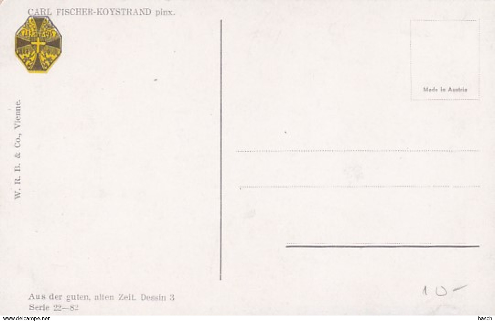 48208Carl Fischer Koystrand.(Aus Der Giten, Alten Zeit. Dessin 3 Serie 22-82) - Andere & Zonder Classificatie