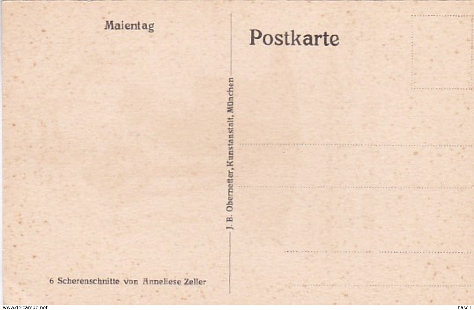 482087Anneliese Zeller. Maientag, (6 Scherenschnitte) - Silhouettes