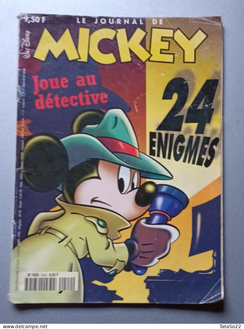 Le Journal De Mickey - N° 2420 Du 4 Novembre 1998 - Joue Au Détective - Otros & Sin Clasificación