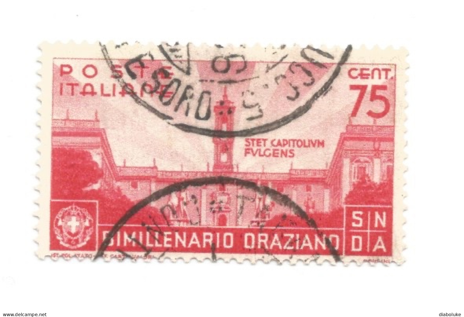 (REGNO D'ITALIA) 1936, BIMILLENARIO ORAZIANO CON POSTA AEREA - Serie Di 13 Francobolli Usati, Annulli Da Periziare - Used