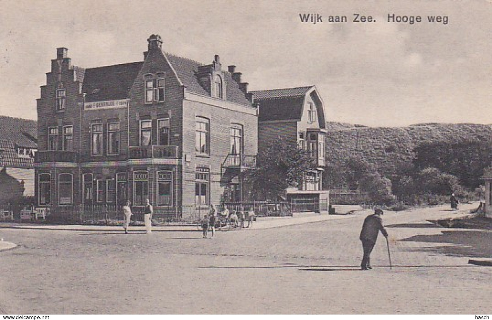 482136Wijk Aan Zee, Hooge Weg.(minuscule Vouwen In De Hoeken) - Wijk Aan Zee