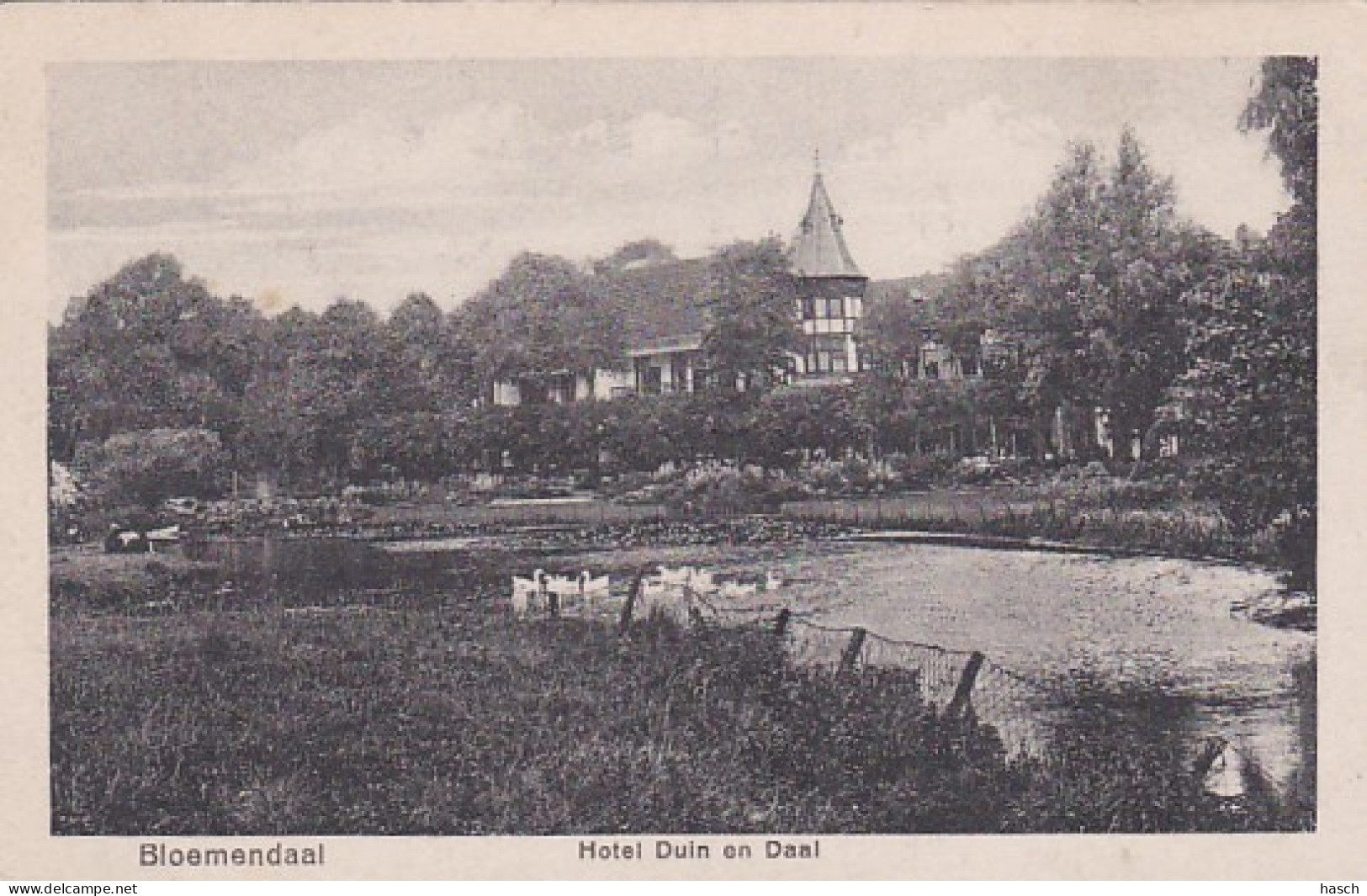 482199Bloemendaal, Hotel Duin En Daal. (kleine Vouwen In De Hoeken) - Bloemendaal