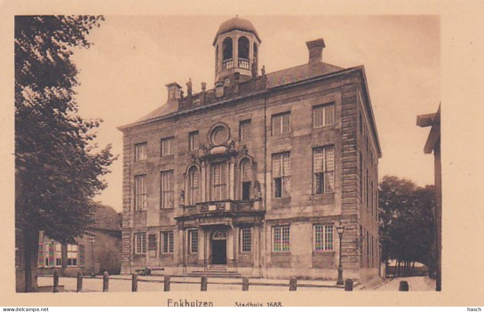 4821113Enkhuizen, Stadhuis 1688. (minuscule Vouwen In De Hoeken) - Enkhuizen
