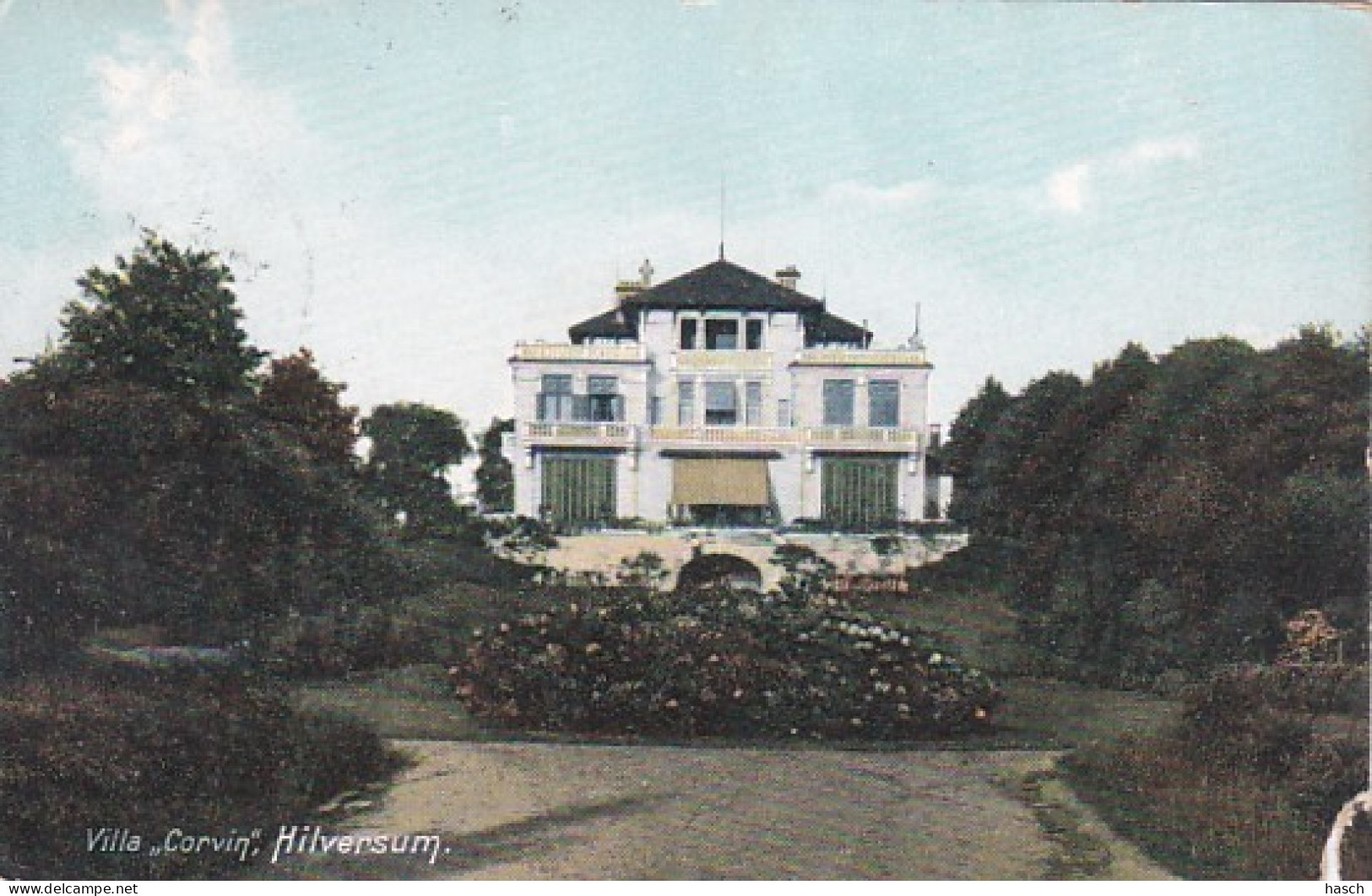 4821122Hilversum, Villa ,,Corvin’’. 1908. (rechtsonder Een Scheur) - Hilversum