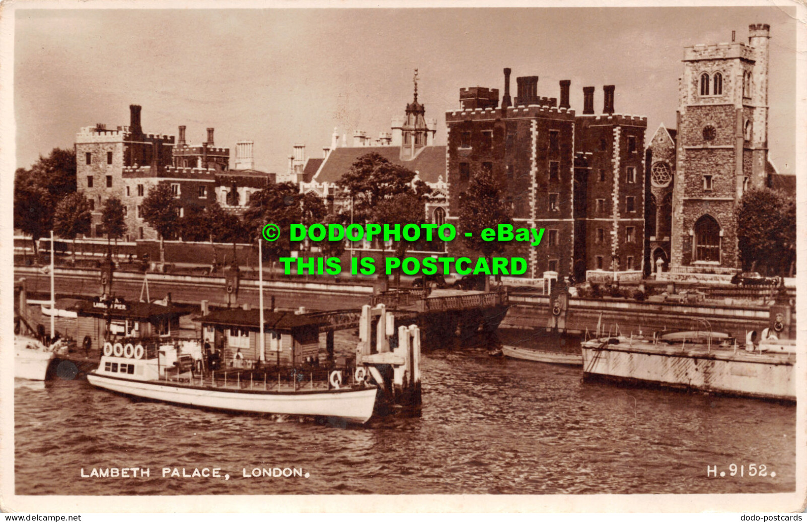 R505398 London. Lambeth Palace. Valentine. RP - Sonstige & Ohne Zuordnung