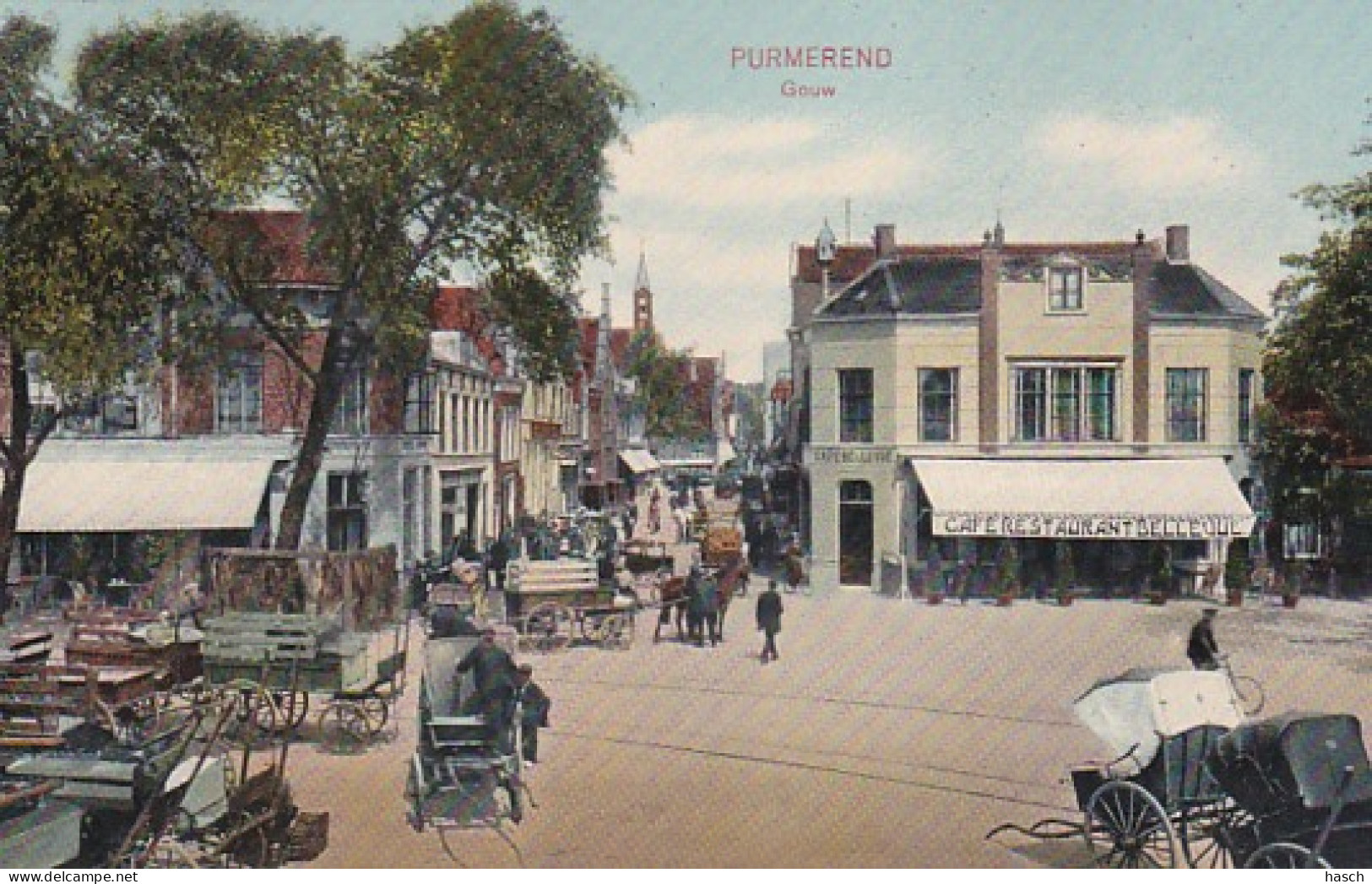 4821136Purmerend, Gouw. 1918. (zie Hoeken Onder, Rechterkant Een Hele Kleine Beschadiging) - Purmerend