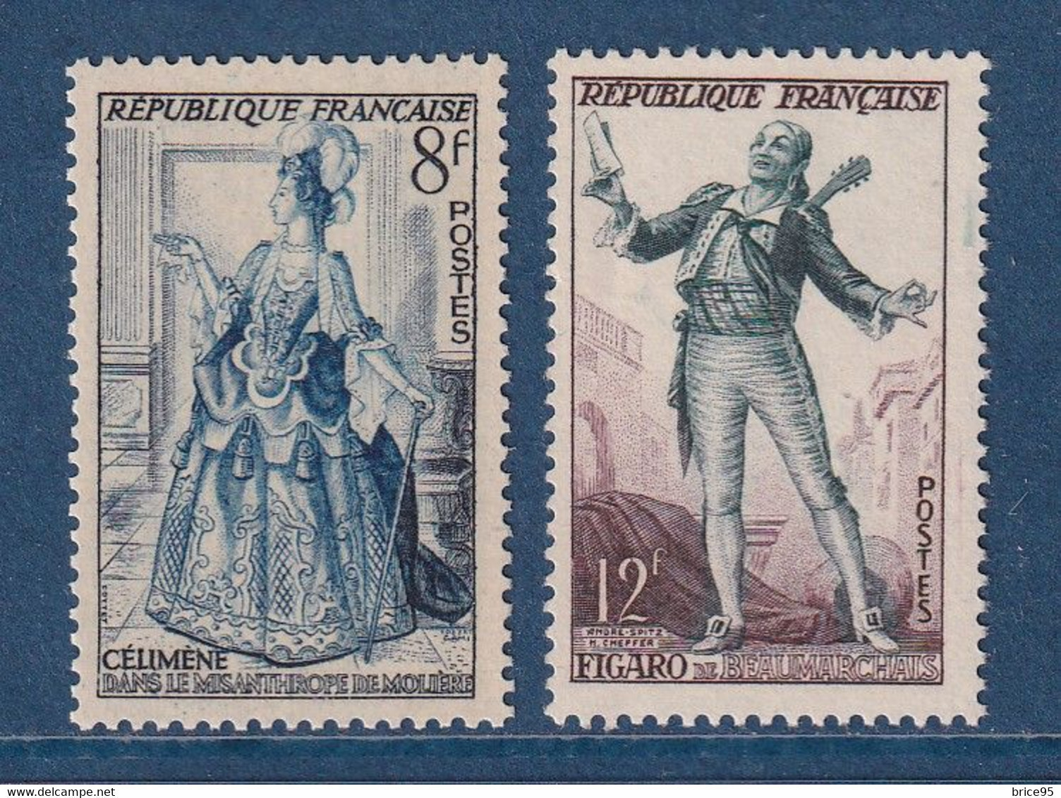 France - YT Nº 956 Et 957 ** - Neuf Sans Charnière - 1953 - Nuevos