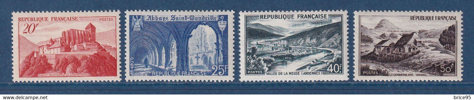 France - YT Nº 841 A à 843 ** - Neuf Sans Charnière - 1949 - Unused Stamps
