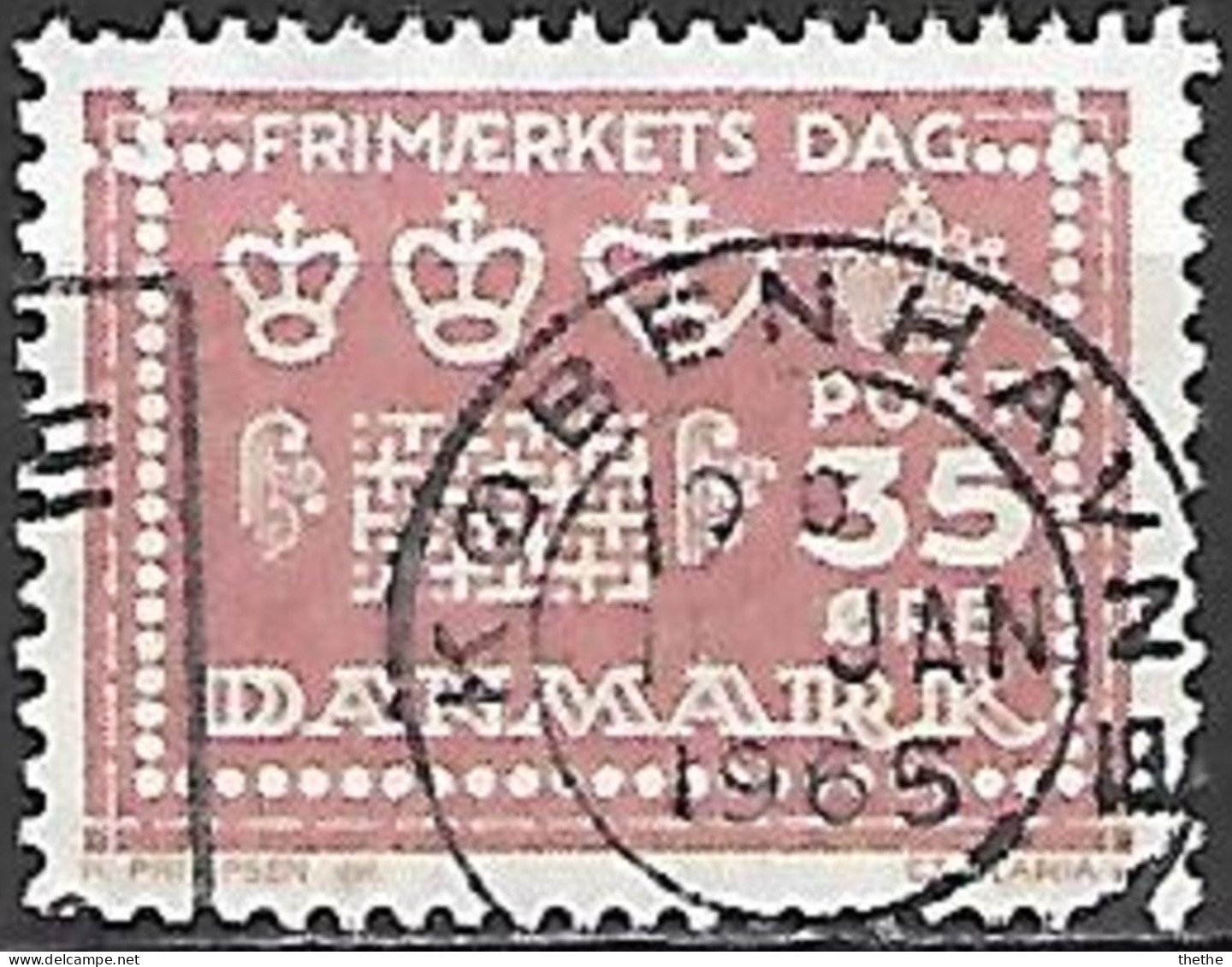 DANEMARK -  Journée Du Timbre - Gebraucht