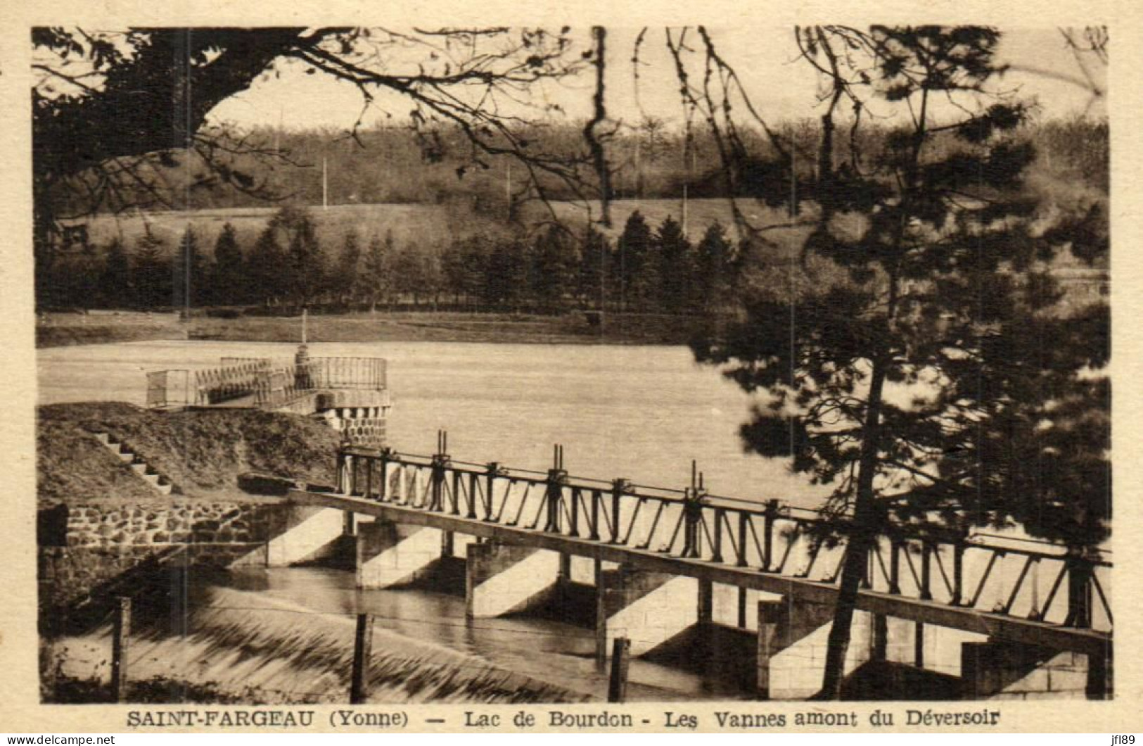89 - Yonne - Saint-Fargeau - Lac Du Bourdon - Les Vannes Amont Du Déversoir - 7067 - Saint Fargeau