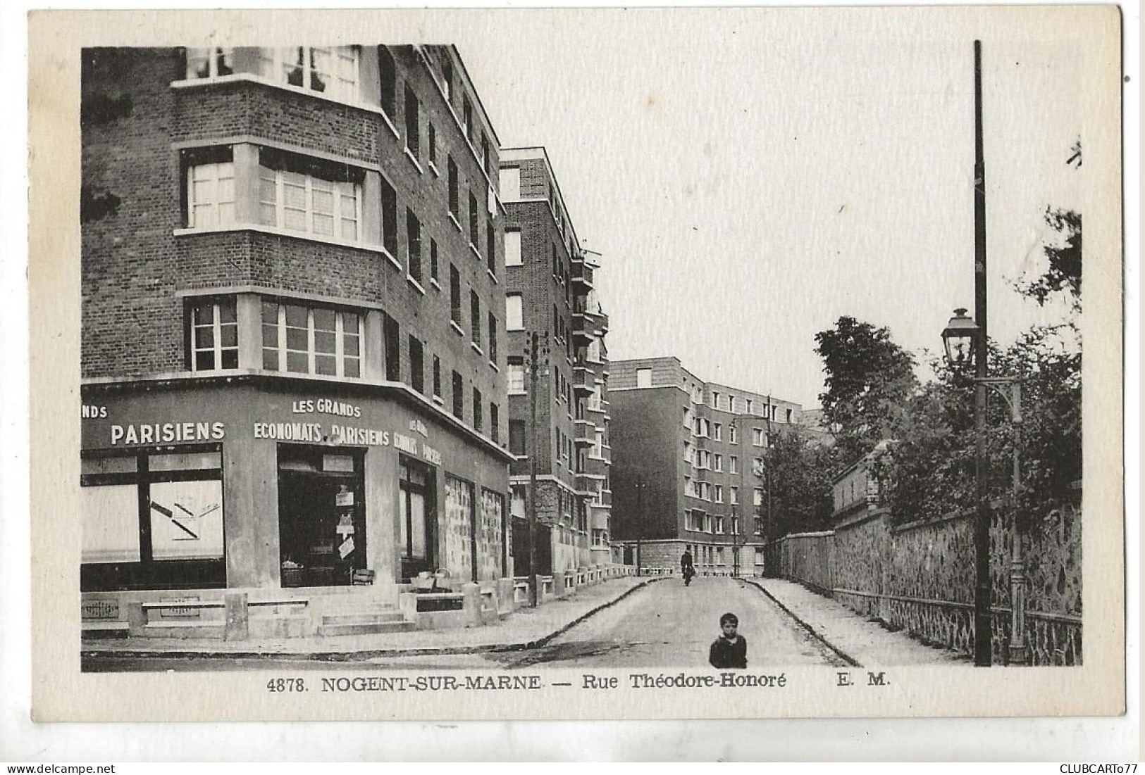 Nogent-sur-Marne (94) : Le Magasin "Les Grands économats Parisiens" Rue Théodore Honoré En 1930 (animé) PF - Nogent Sur Marne