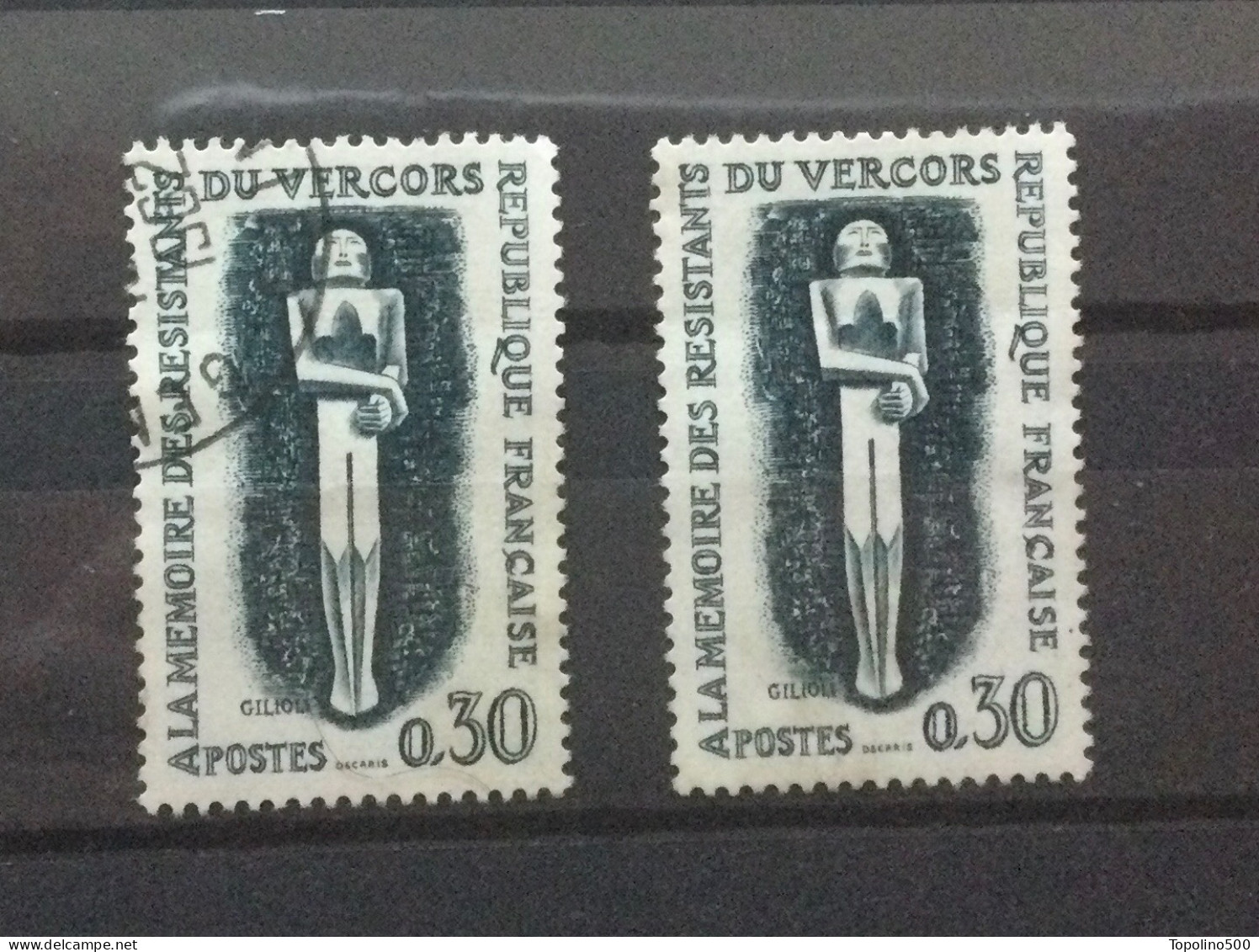Num.1336 (0,30Fr) Résistants Du Vercors - 2 Neufs Dont 1 Oblitéré - Unused Stamps