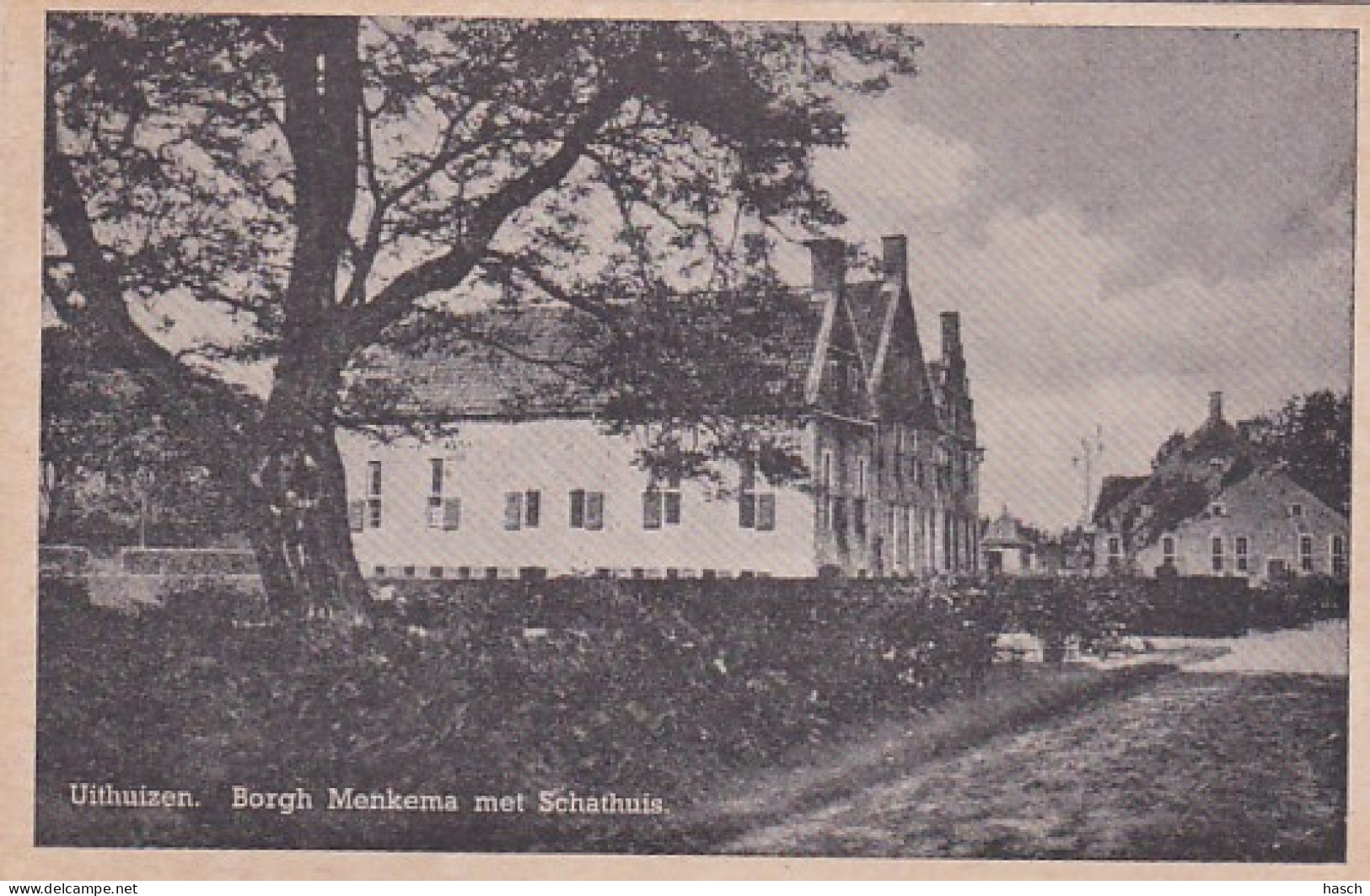 4822126Uithuizen, Borgh Menkema Met Schathuis. - Uithuizen