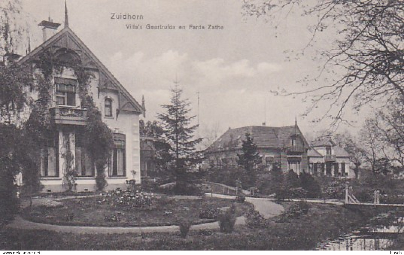 4822151Zuidhorn, Villa's Geetruida En Farda Zathe. - Otros & Sin Clasificación