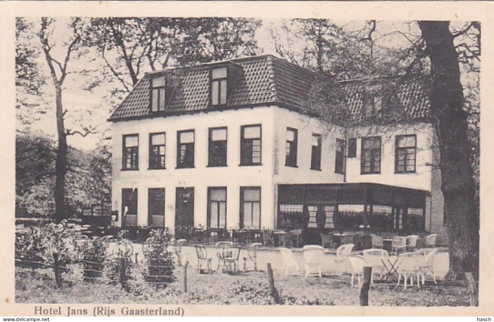 4822264Rijs Gaasterland, Hotel Jans. (minuscule Vouwen In De Hoeken) - Autres & Non Classés