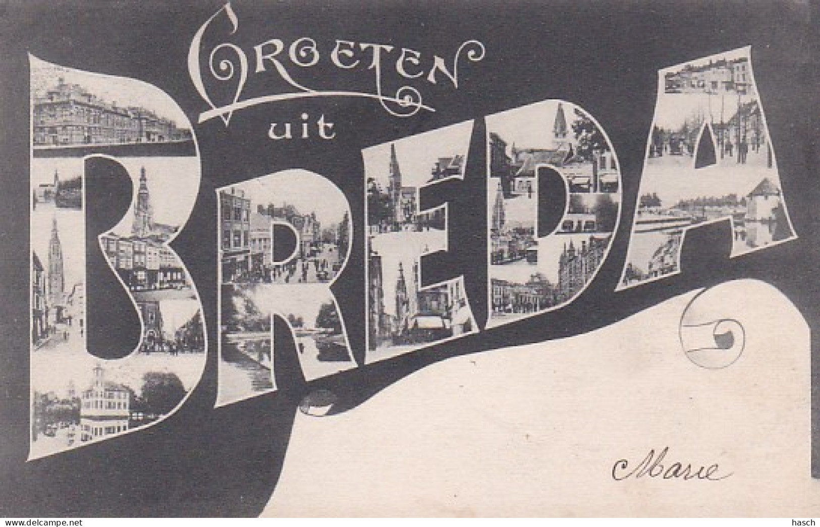 4822268Breda, Groeten Uit Breda. (poststempel 1906) - Breda