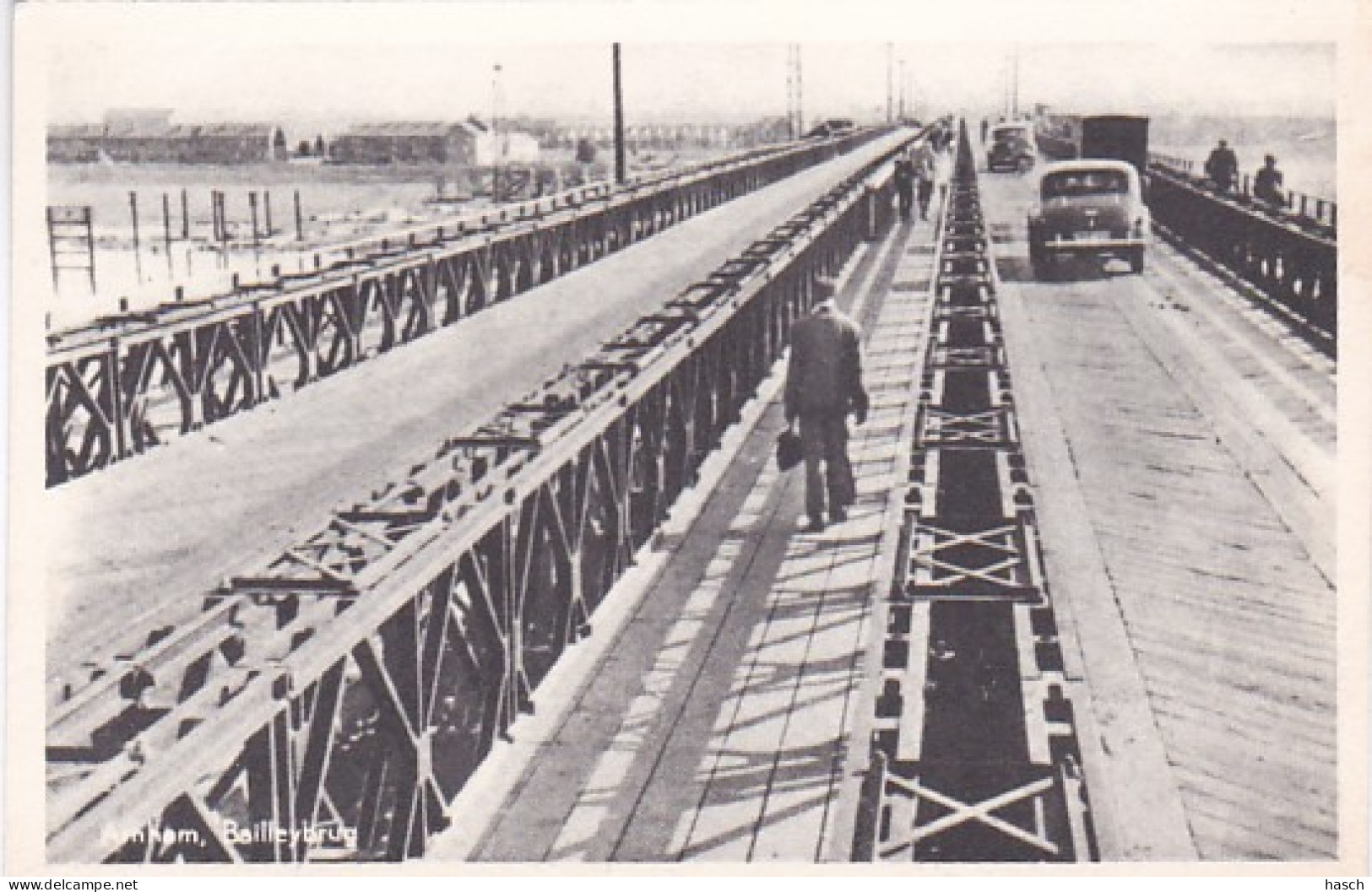 4822300Arnhem, Bailleybrug. (kleine Vouwen In De Hoeken) - Arnhem