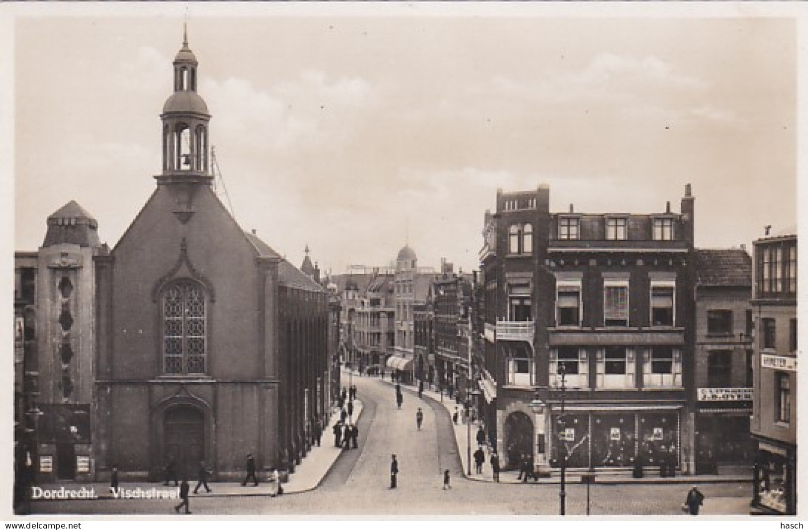 4822408Dordrecht, Vischstraat. (MOOIE FOTO KAART) - Dordrecht