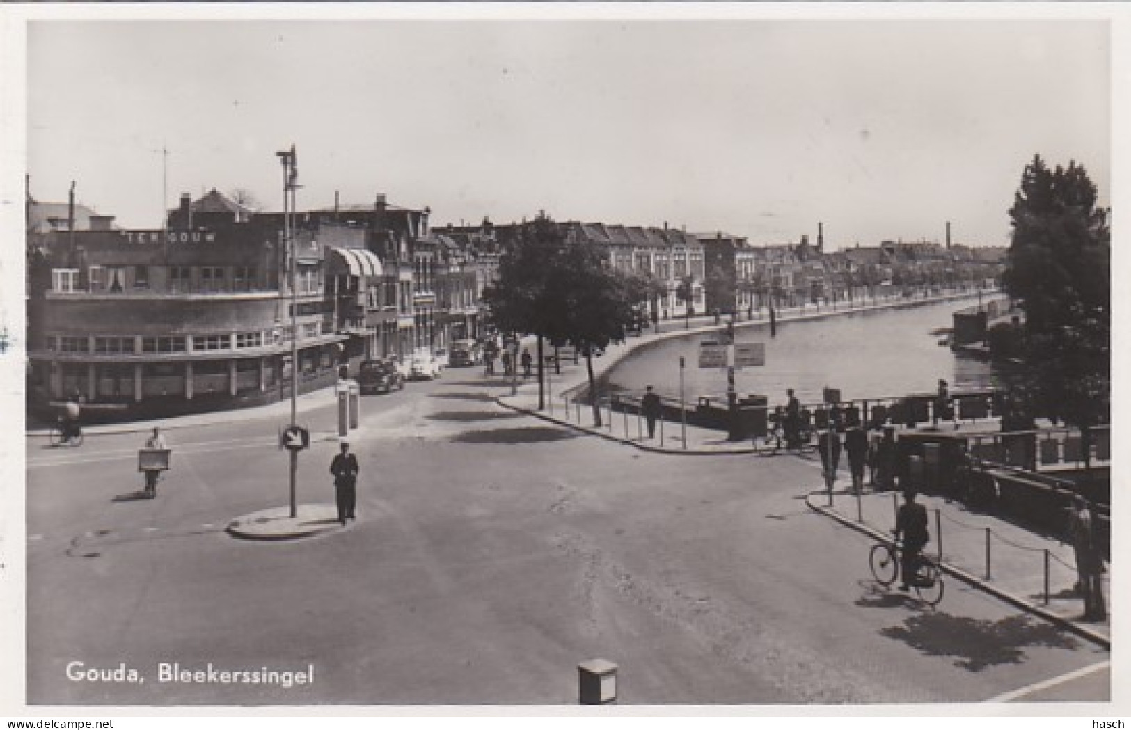 4822432Gouda, Bleekerssingel. (FOTO KAART) - Gouda