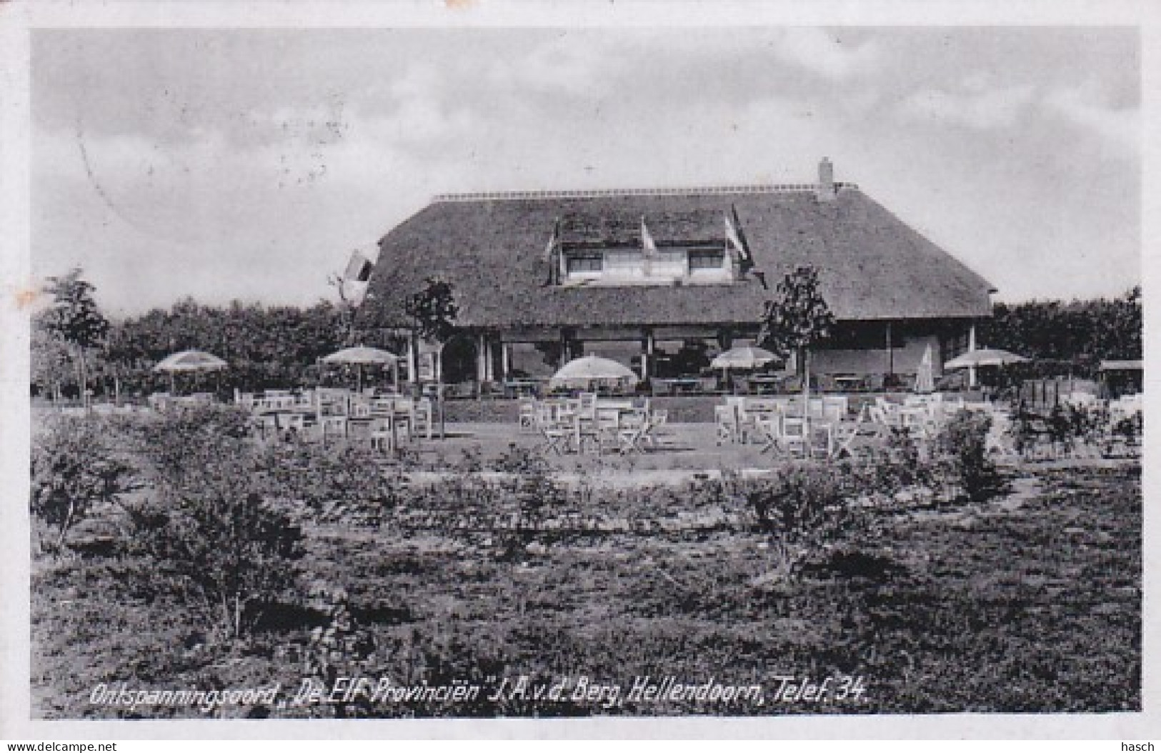 4822481Hellendoorn, Ontspanningsoord ,,De Elf Provinciën’’ J. A. V.d. Berg. 1942. - Hellendoorn