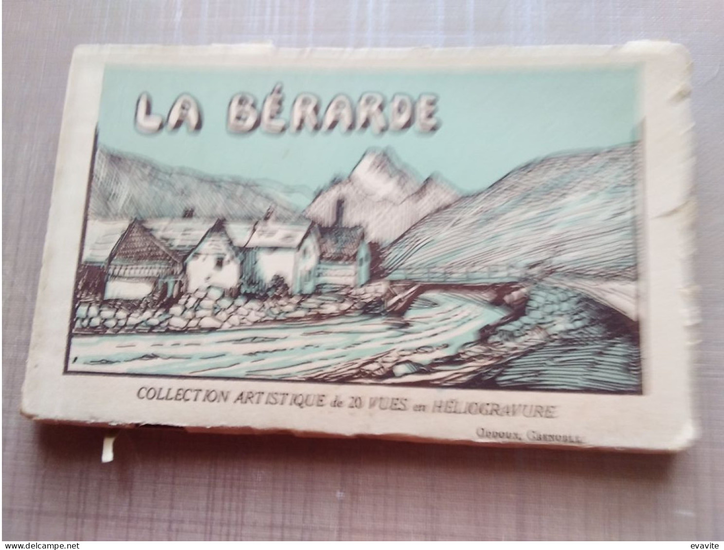 Carnet  De 16 CPA Au Lieu De 20  (38)  LA BERARDE  SAINT-CHRISTOPHE-en-OISANS - Autres & Non Classés