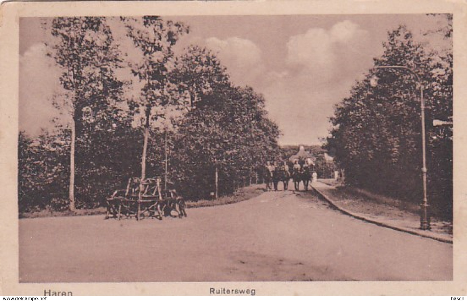 4822574Haren, Ruitersweg. (kleine Vouwen In De Hoeken) - Haren