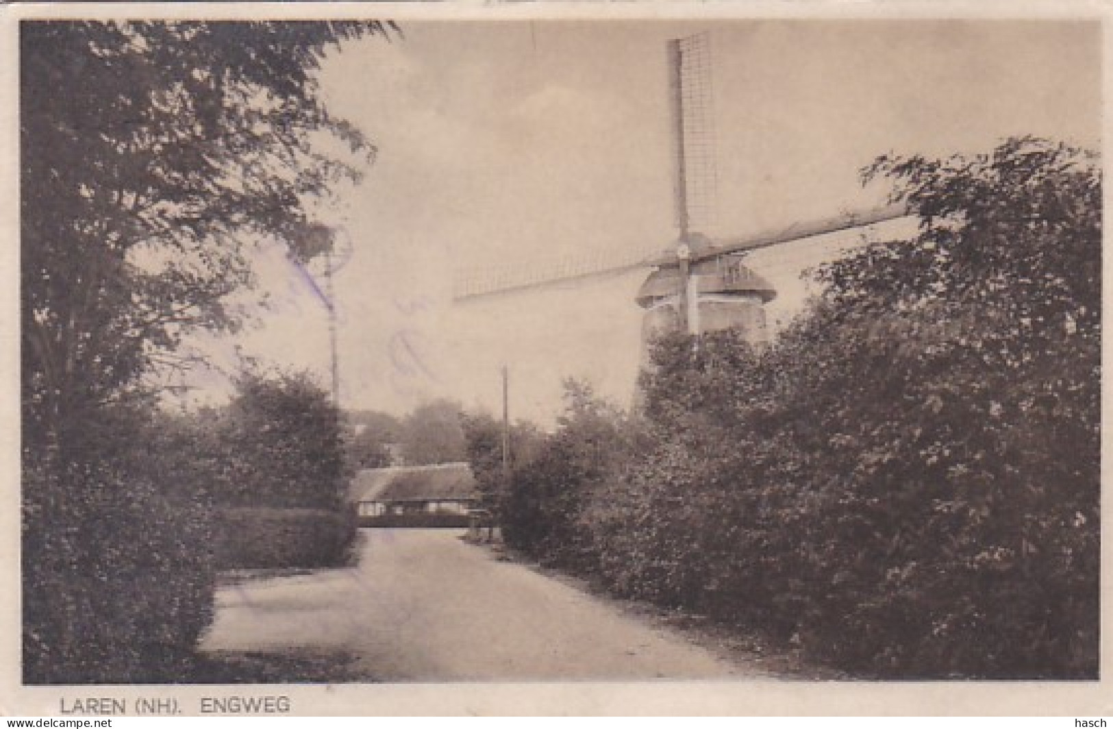 4822600Laren, Engweg. 1926. (kleine Vouwen In De Hoeken) - Laren (NH)