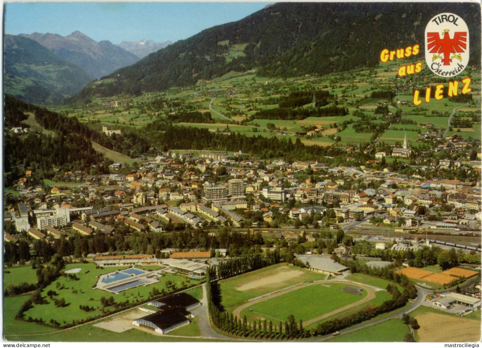 LIENZ TIROL Gruss Aus.. Panorama Mit Stadion Stadio Stade Stadium Estadio - Lienz