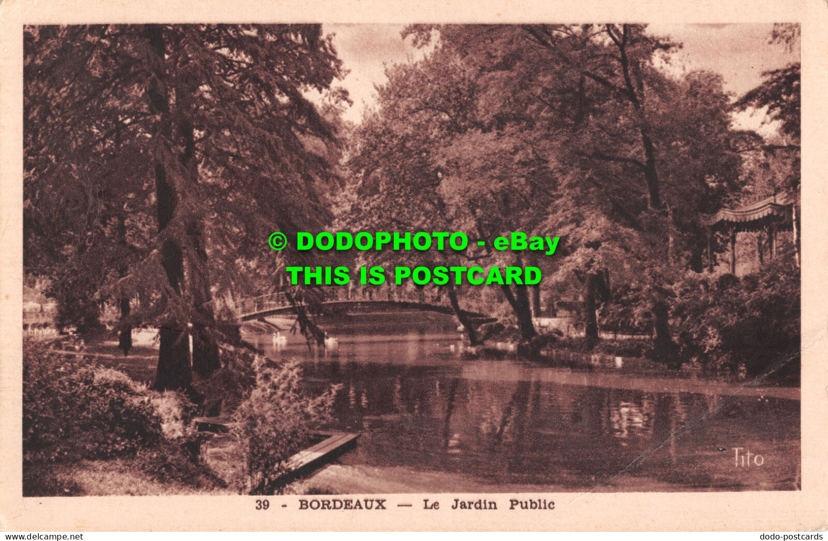 R505681 Bordeaux. Le Jardin Public. Tito. M. Berjaud - Monde