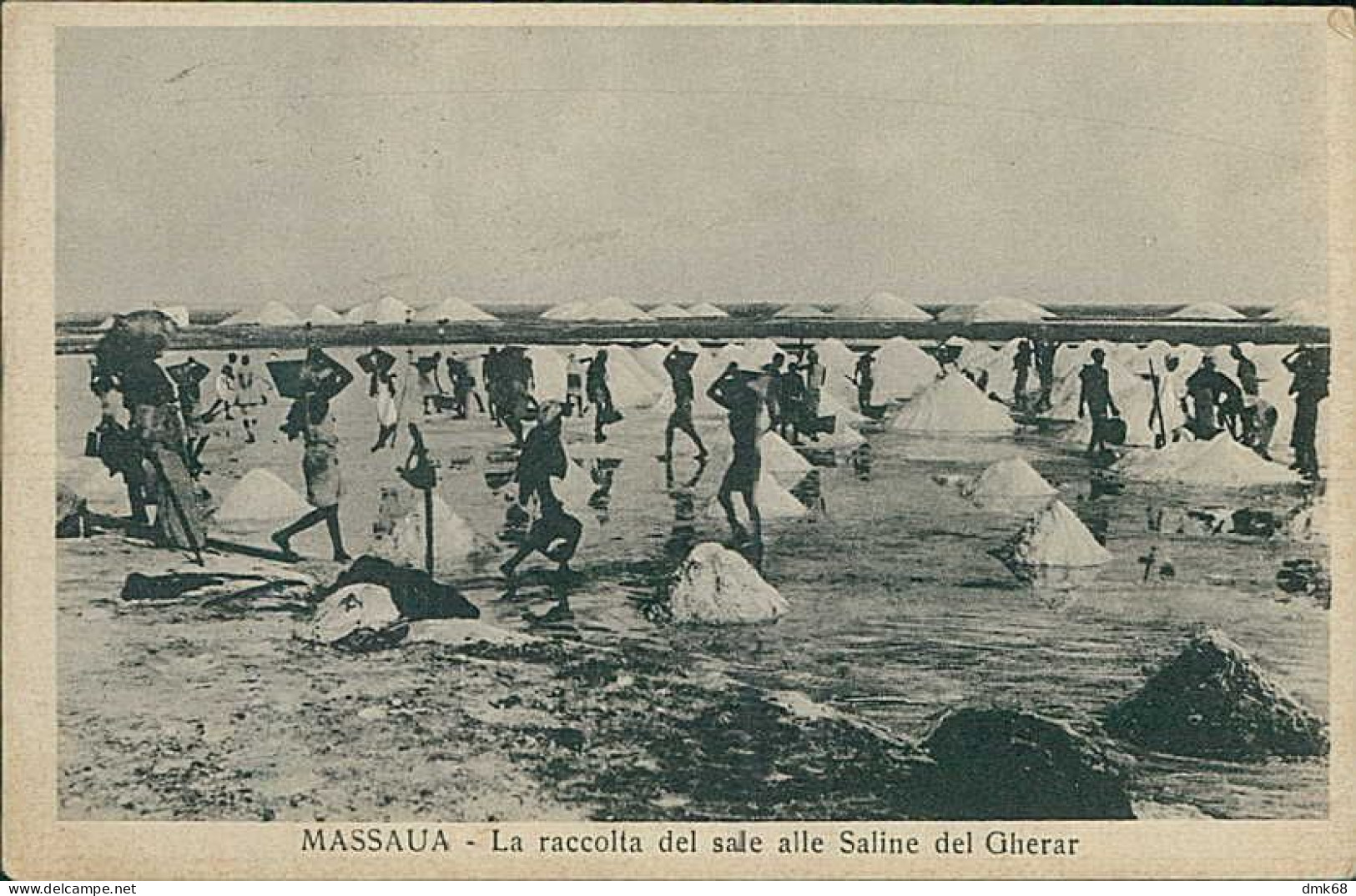 ERITREA - ASMARA - QUARTIERE INDIGENO - MAILED 1936 / STAMPS (12504) - Eritrea