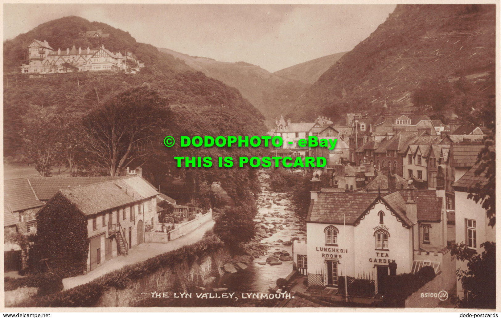 R505727 Lynmouth. The Lyn Valley. Valentines Series. RP - Monde